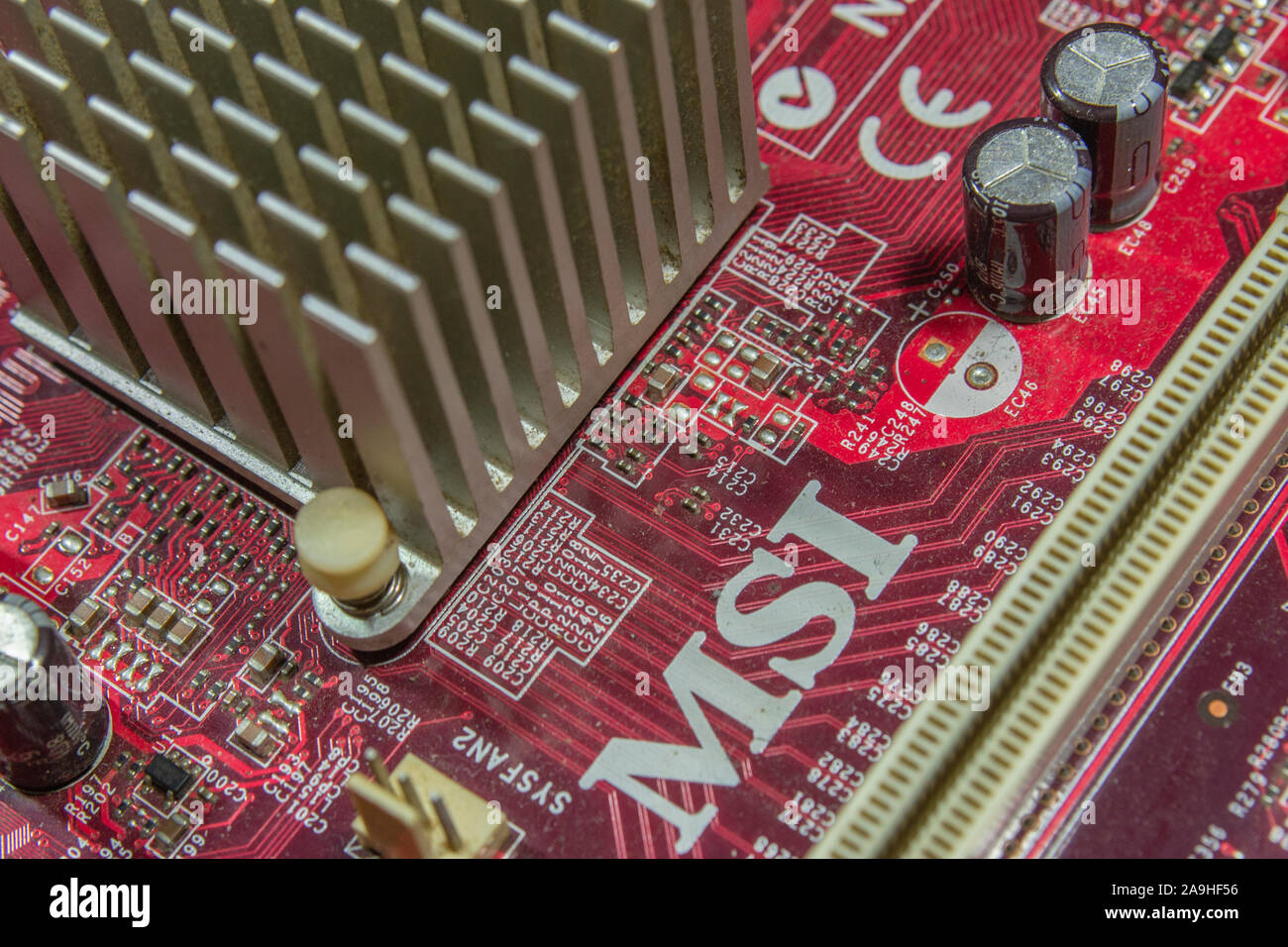 Kondensatoren motherboard -Fotos und -Bildmaterial in hoher Auflösung