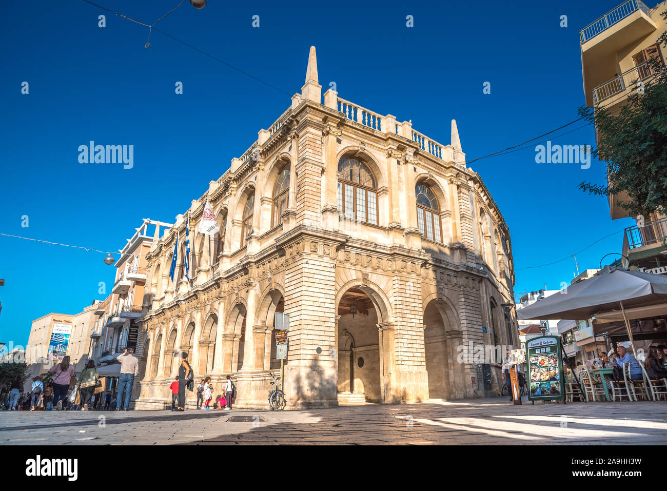 Venezianische Lodge in Heraklion, Kreta. Stockfoto