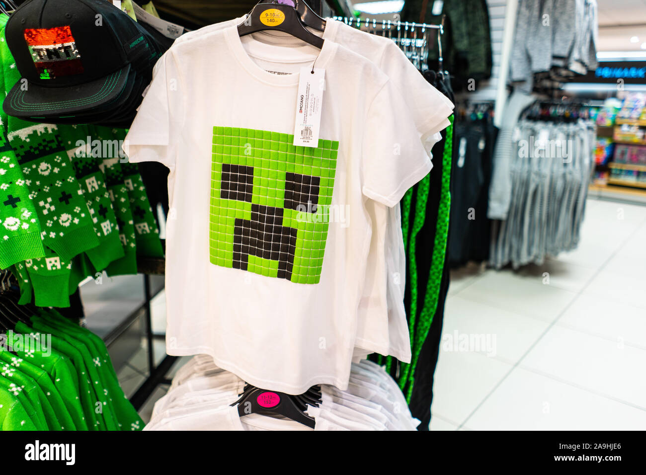 minecraft shirt primark