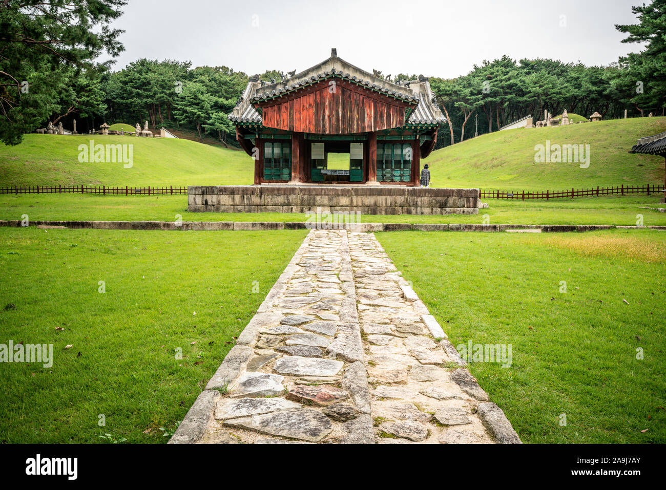 Changneung Gräber in Seooreung königliche Grabstätte der Joseon Dynastie Cluster in Goyang Südkorea Stockfoto