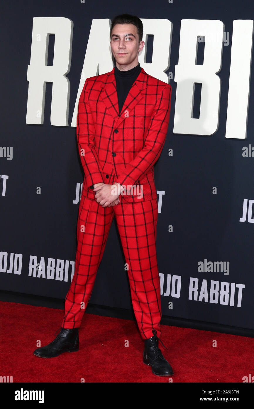 "Jojo Kaninchen" Premiere an der American Legion Post 43 am 15. Oktober 2019 in Los Angeles, CA Mit: Luke Brandon Feld Wo: Los Angeles, Kalifornien, Vereinigte Staaten, wenn: 16 Okt 2019 Credit: Nicky Nelson/WENN.com Stockfoto