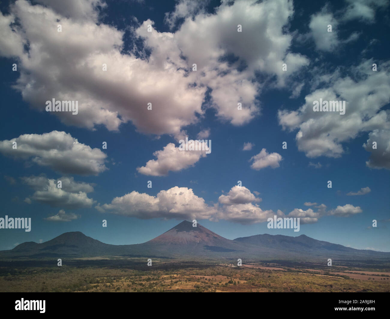 San Cristobal Nationalpark in Nicaragua. Reiseziel in Mittelamerika. Stockfoto