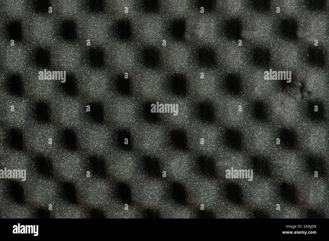 Grau audio absorbierendem Schaumstoff Muster Hintergrund Stockfoto