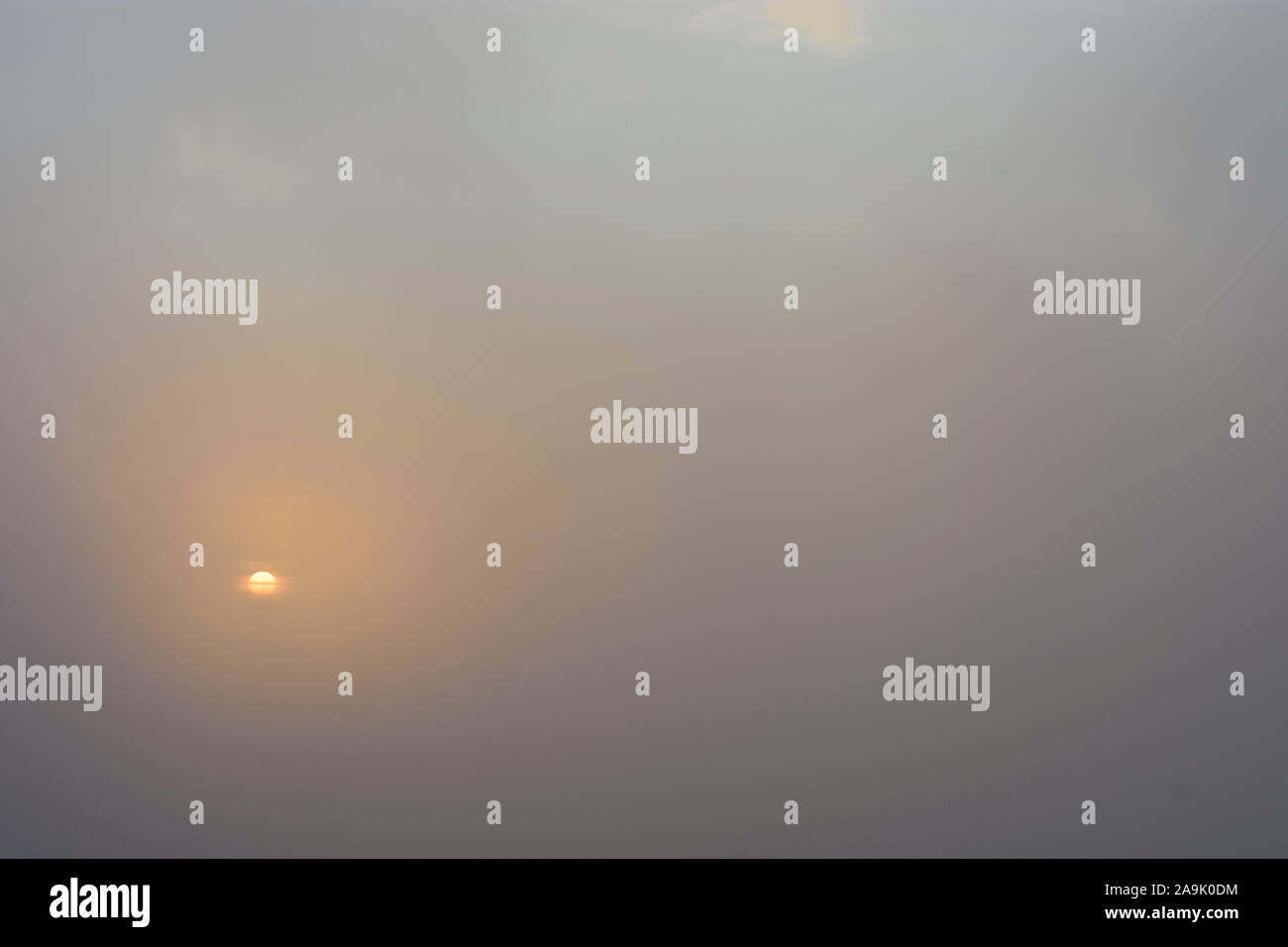 Wien, Wien: Nebel, wenig Sonne, mystische, in, Wien, Österreich Stockfoto