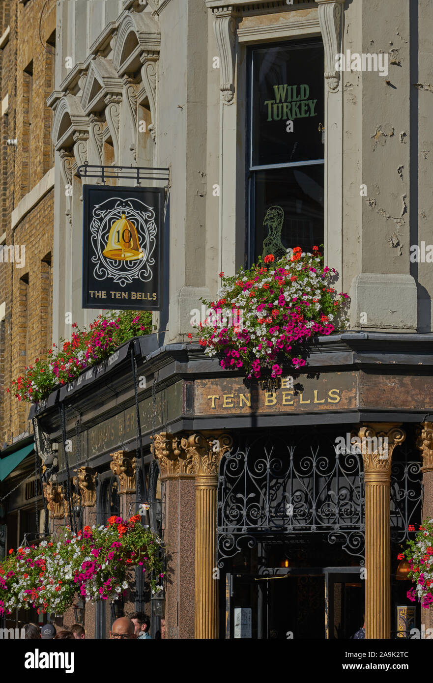 Ten Bells pub Spitalfields Stockfoto
