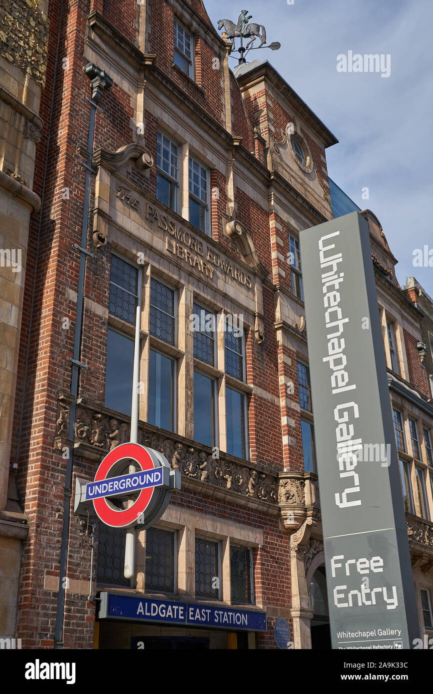 Whitechapel Art Gallery Stockfoto