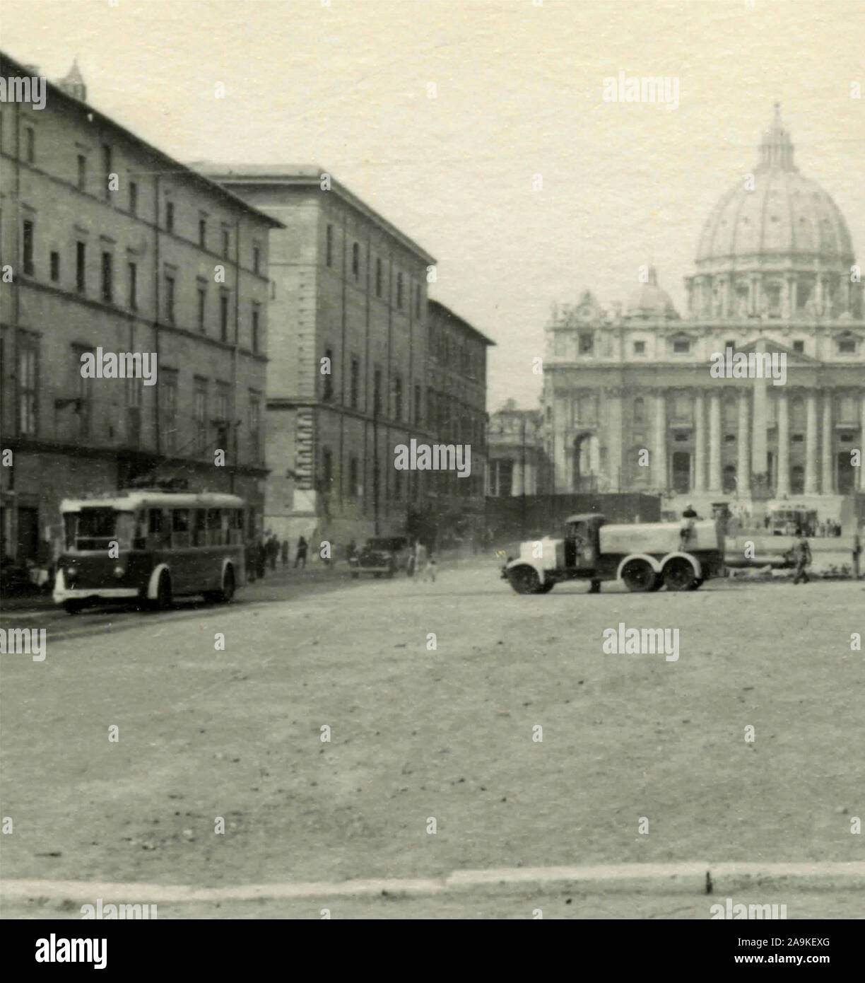 Via della Conciliazione in Rom, Italien Stockfoto