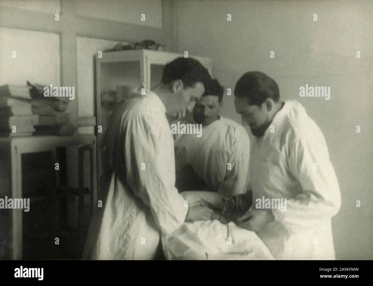 High-Chirurgie, zum dritten Mal die Vernähung, Italien Stockfoto