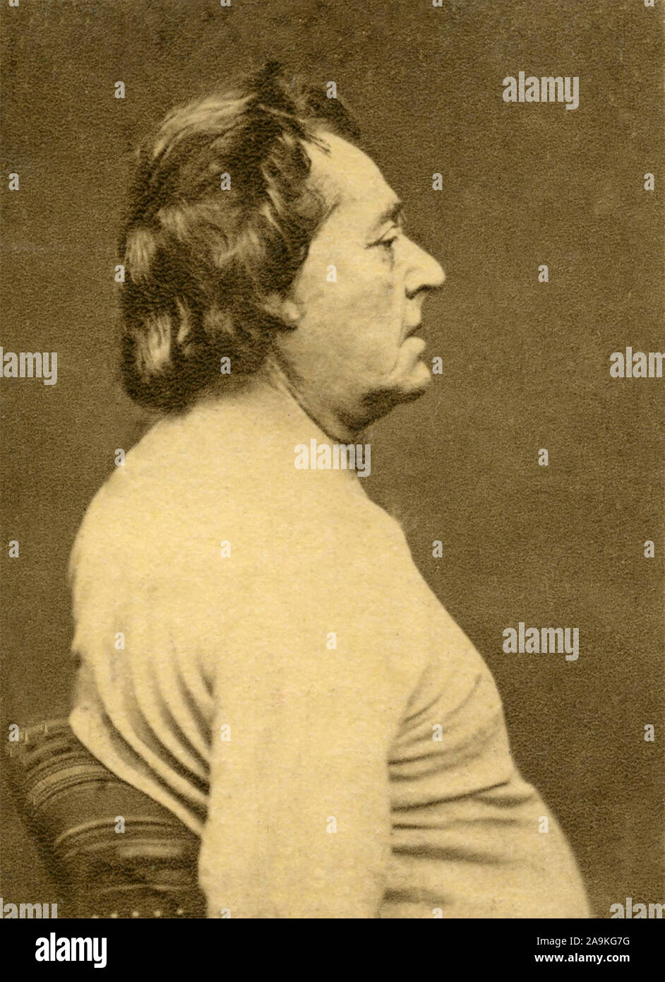 Portrait des Französischen theater schauspieler Frédérick Lemaître Stockfoto