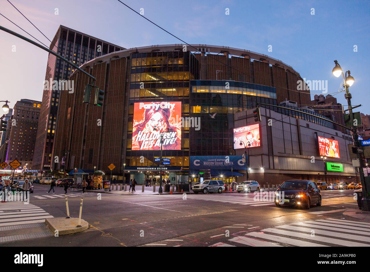 Madison Square Garden, New York, Vereinigte Staaten von Amerika Stockfoto