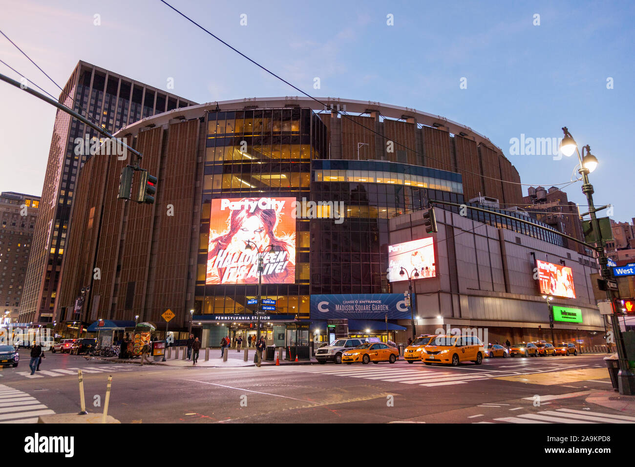 Madison Square Garden, New York, Vereinigte Staaten von Amerika Stockfoto