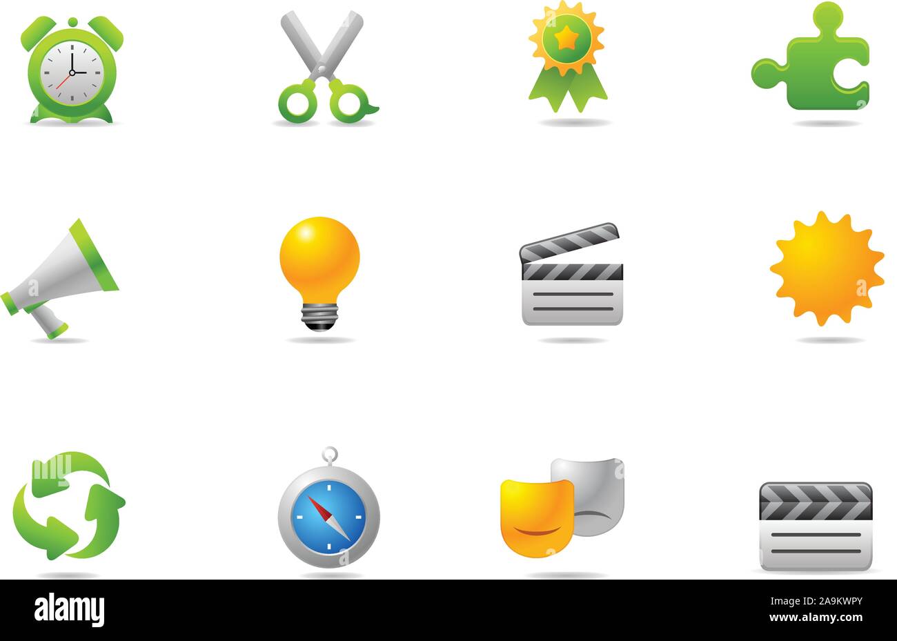 Philos Symbole. Professionelle icons für Website und Präsentation. Stock Vektor