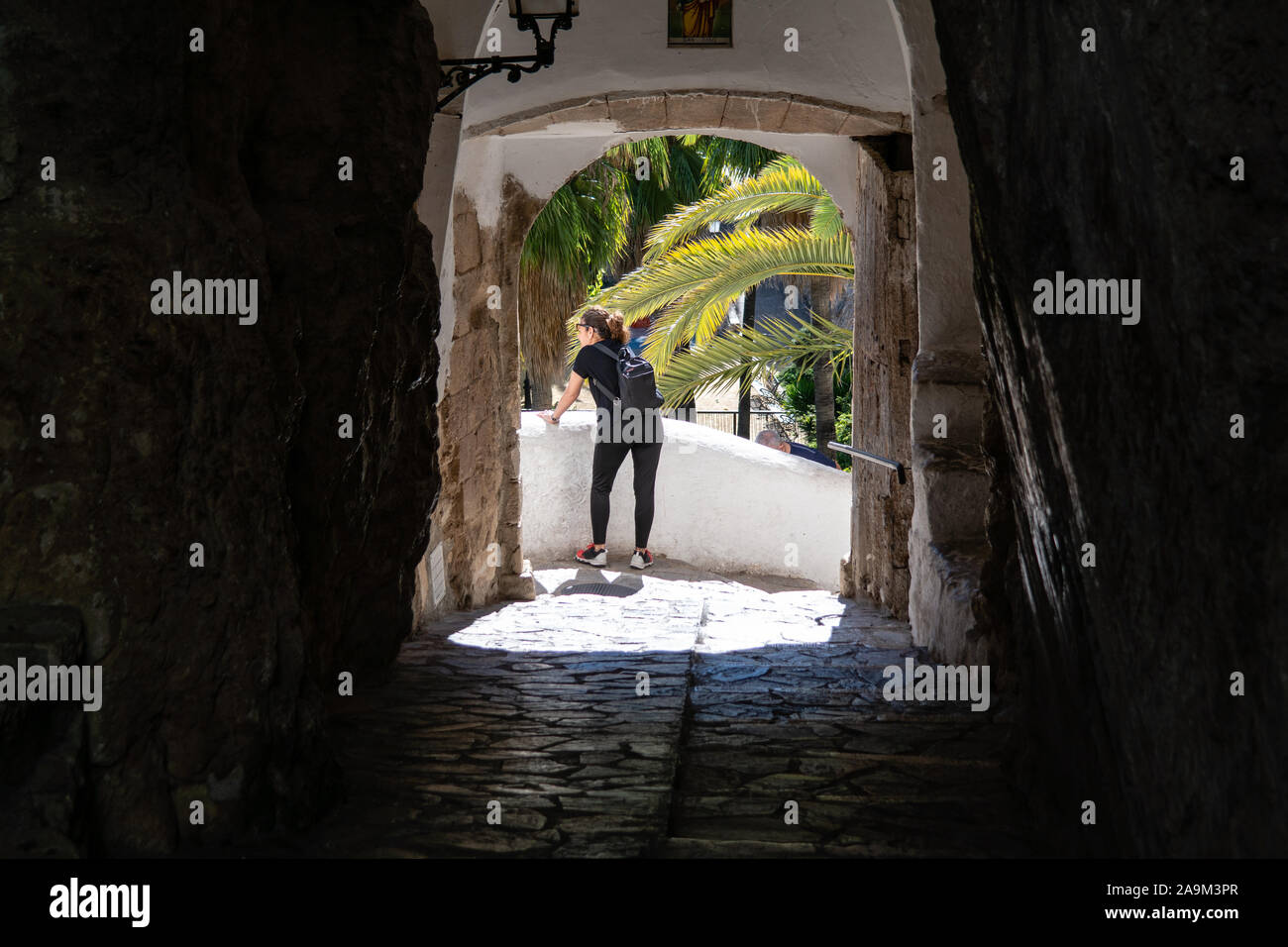 Guadalest in Spanien Stockfoto