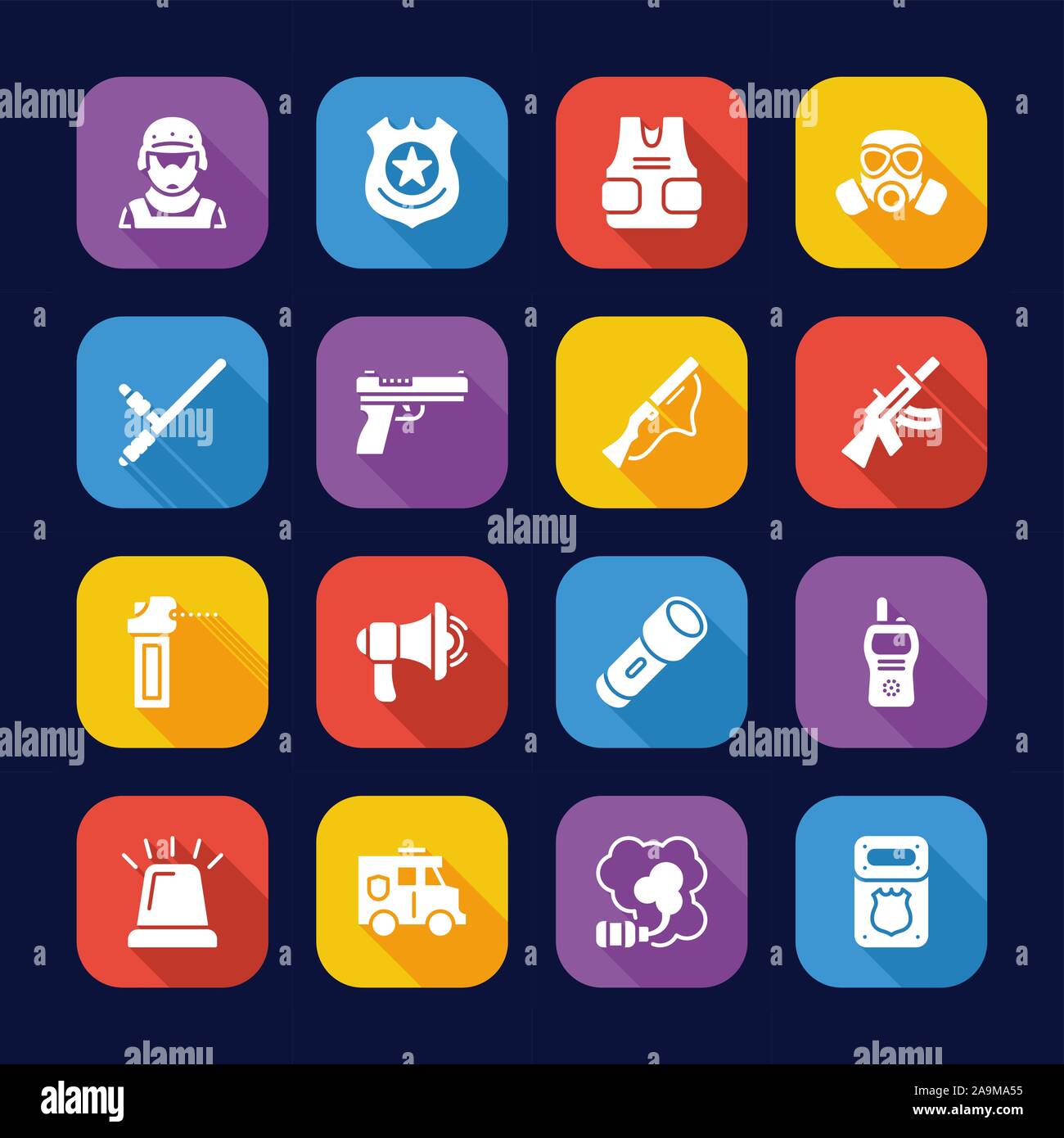 SWAT Team Symbole flachen Design Alamy