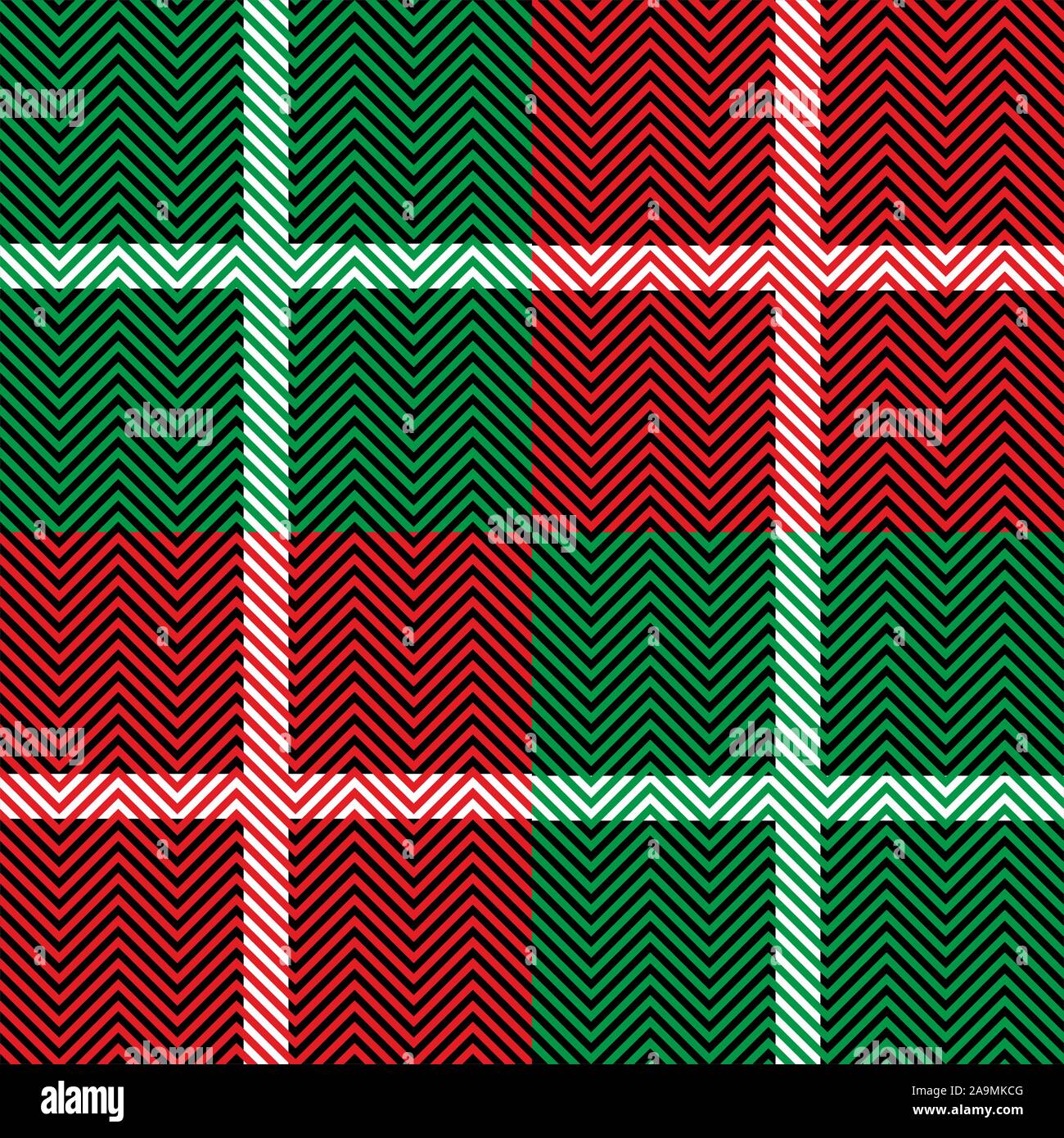 Karierte Muster. Vorlage für Kleidung Stoffe. Red Lumberjack. Nahtlose karierten Flanellhemd drucken. Weihnachten dekorative Hintergrund-Vektor Stock Vektor