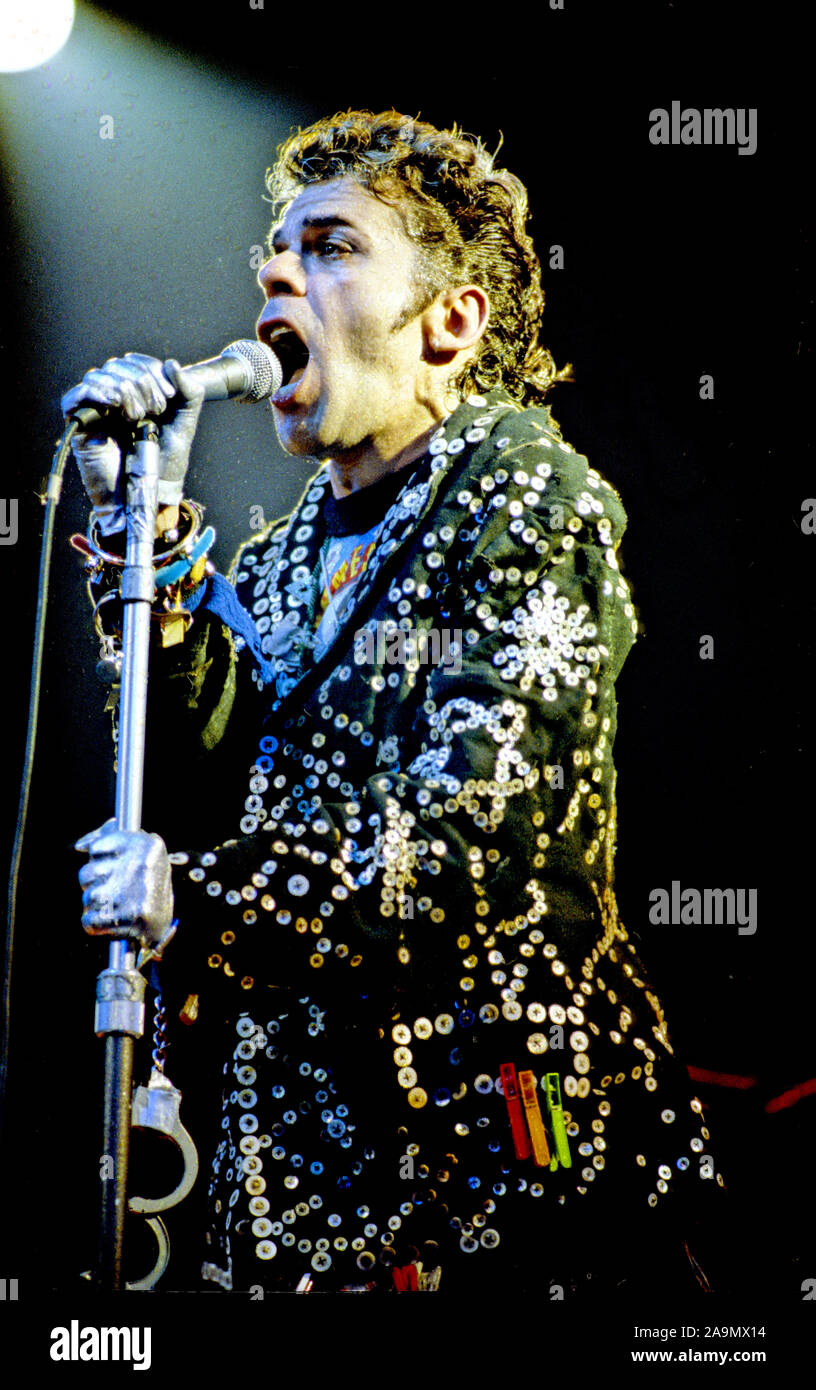 Ian Dury, Lewisham Odeon 1978. Stockfoto