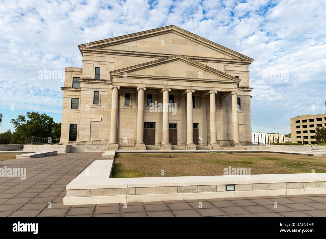 Jackson, MS/USA - November 4, 2019: der Oberste Gerichtshof von Mississippi Gebäude in Jackson, MS entfernt Stockfoto