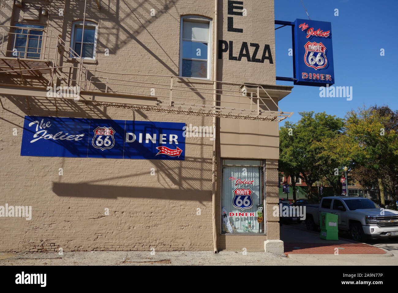 66 Diner in Joliet, Illinois Route Stockfoto