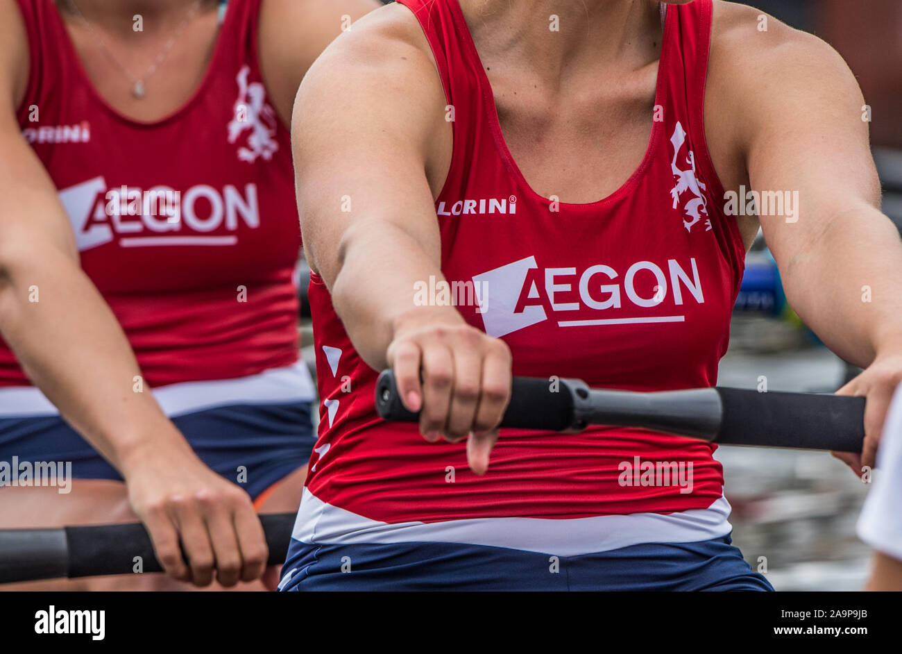 Henley-on-Thames. Vereinigtes Königreich. Remenham Challenge Cup. Holland Roeiclub, NED W8 + Branding. 2017 Henley Royal Regatta, Henley, Themse. 14:14:23 Samstag 01/07/2017 [Pflichtfeld Kredit. Peter SPURRIER/Intersport Bilder. Stockfoto