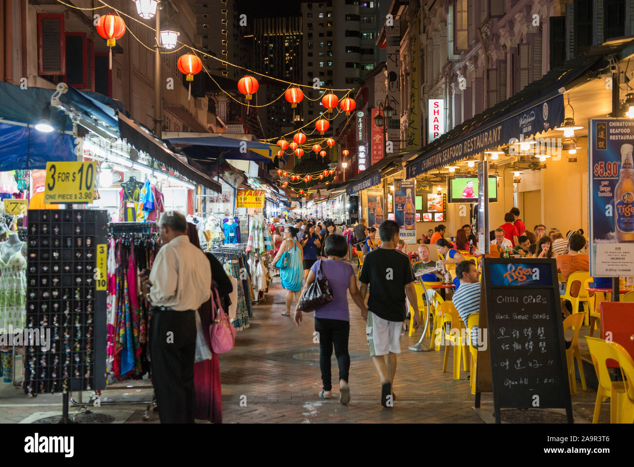 Chinatown in Singapur Stockfoto