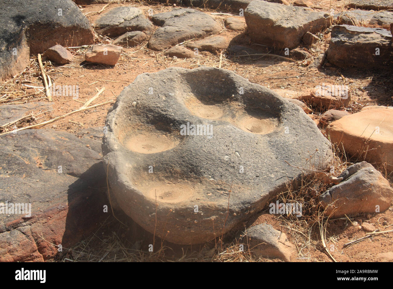 Der Dogon: Dorf der Tal Stockfoto