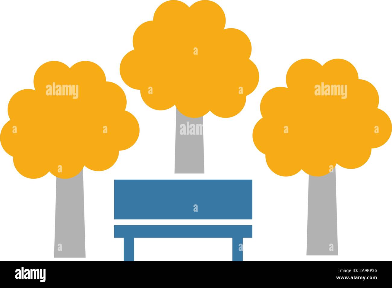 Öffentlicher Park Symbol. Einfaches Element von Stadt Elemente icons Collection. Kreative öffentliche Park Symbol ui, ux, Anwendungen, Software und Infografiken Stock Vektor