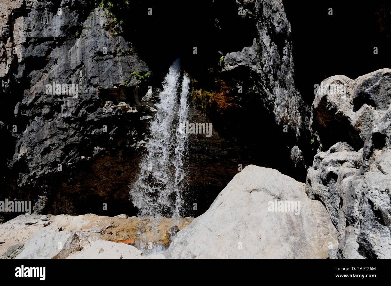 Also Rock, einem viel größeren Wasserfall als sein berühmter Nachbar hängenden See. Jubelnde Rock ist ein kurzer Abstecher, die aus den hängenden See. Stockfoto