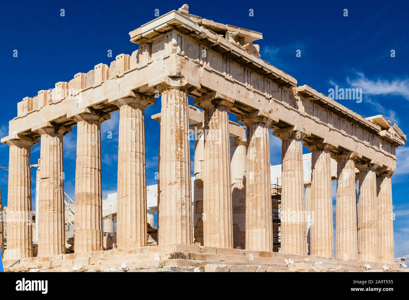 Akropolis in Athen, Griechenland, Europa Stockfoto