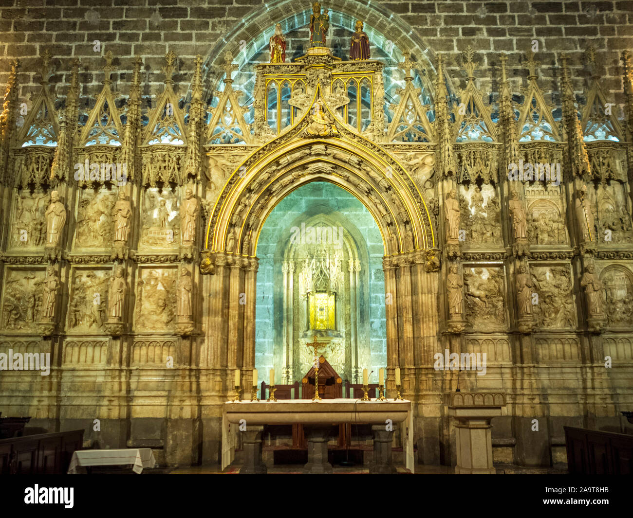 Kapelle des Heiligen Kelches, Kathedrale von Valencia Stockfoto