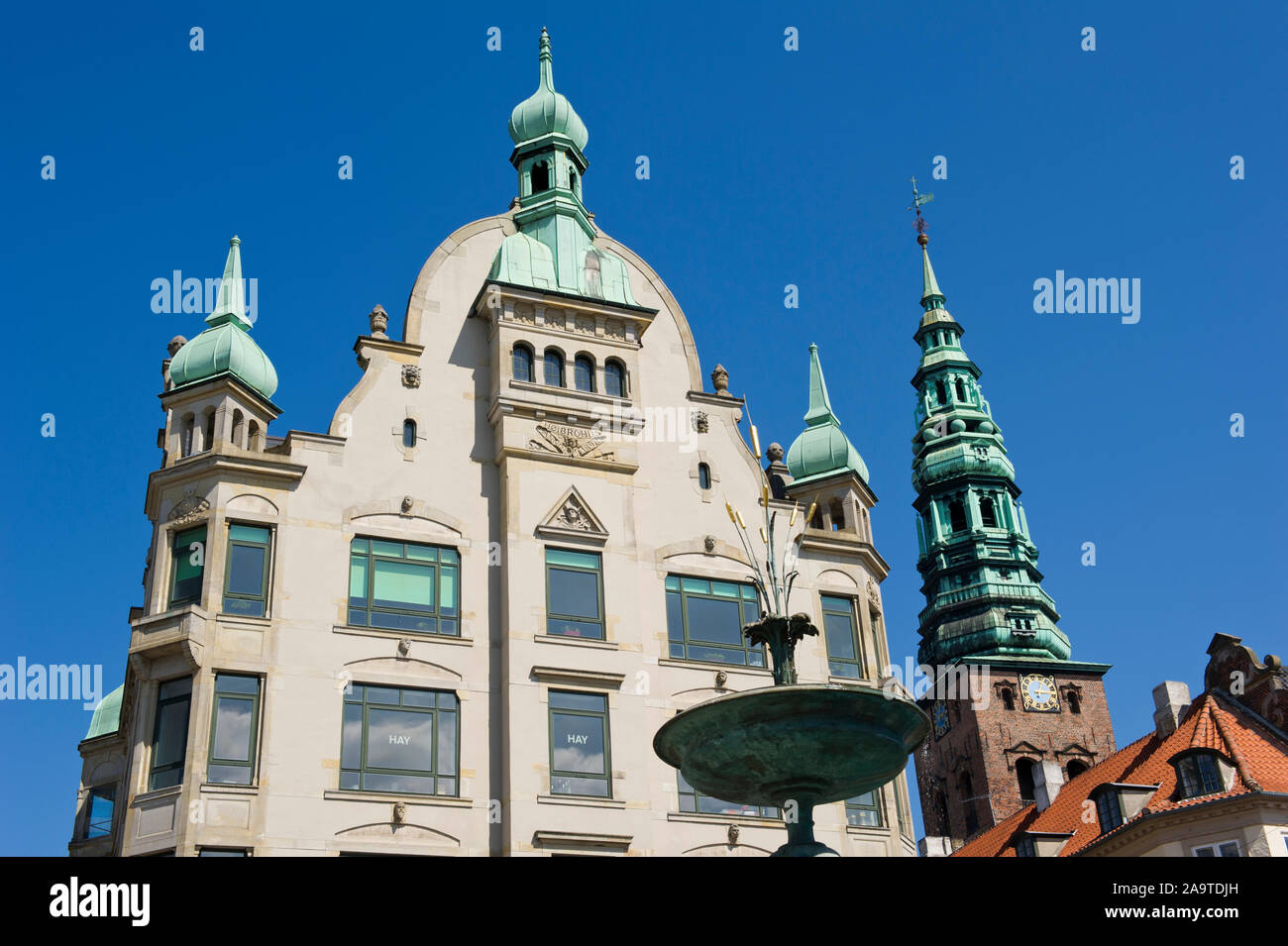 Amagertorv, Kopenhagen, Dänemark Stockfoto