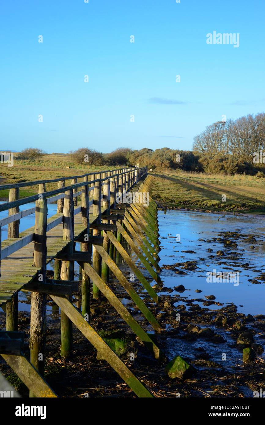 Aberlady Bay Schottland Stockfoto