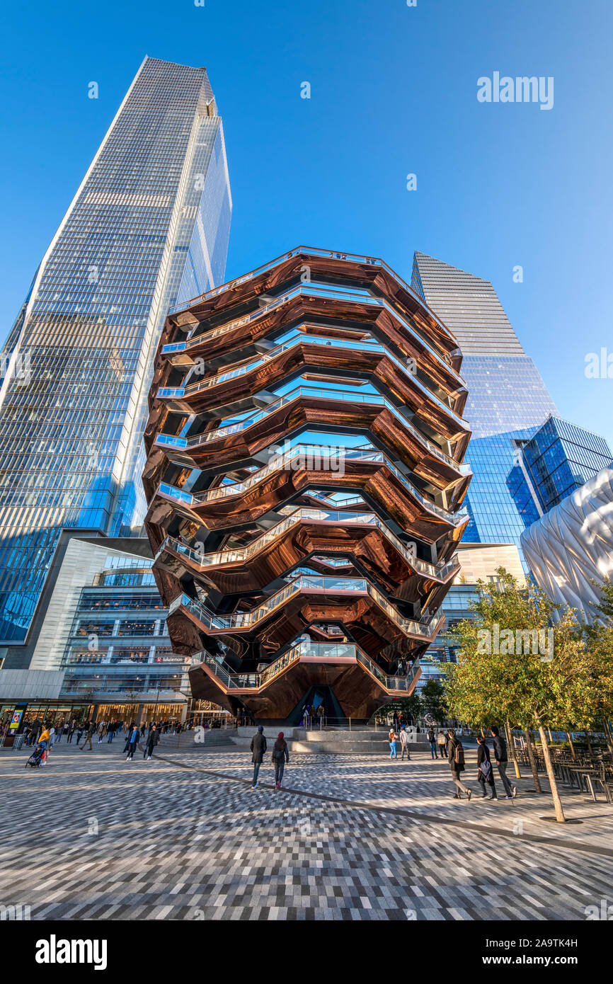 Das Schiff, Hudson Yards Sanierung, Manhattan, New York, USA Stockfoto