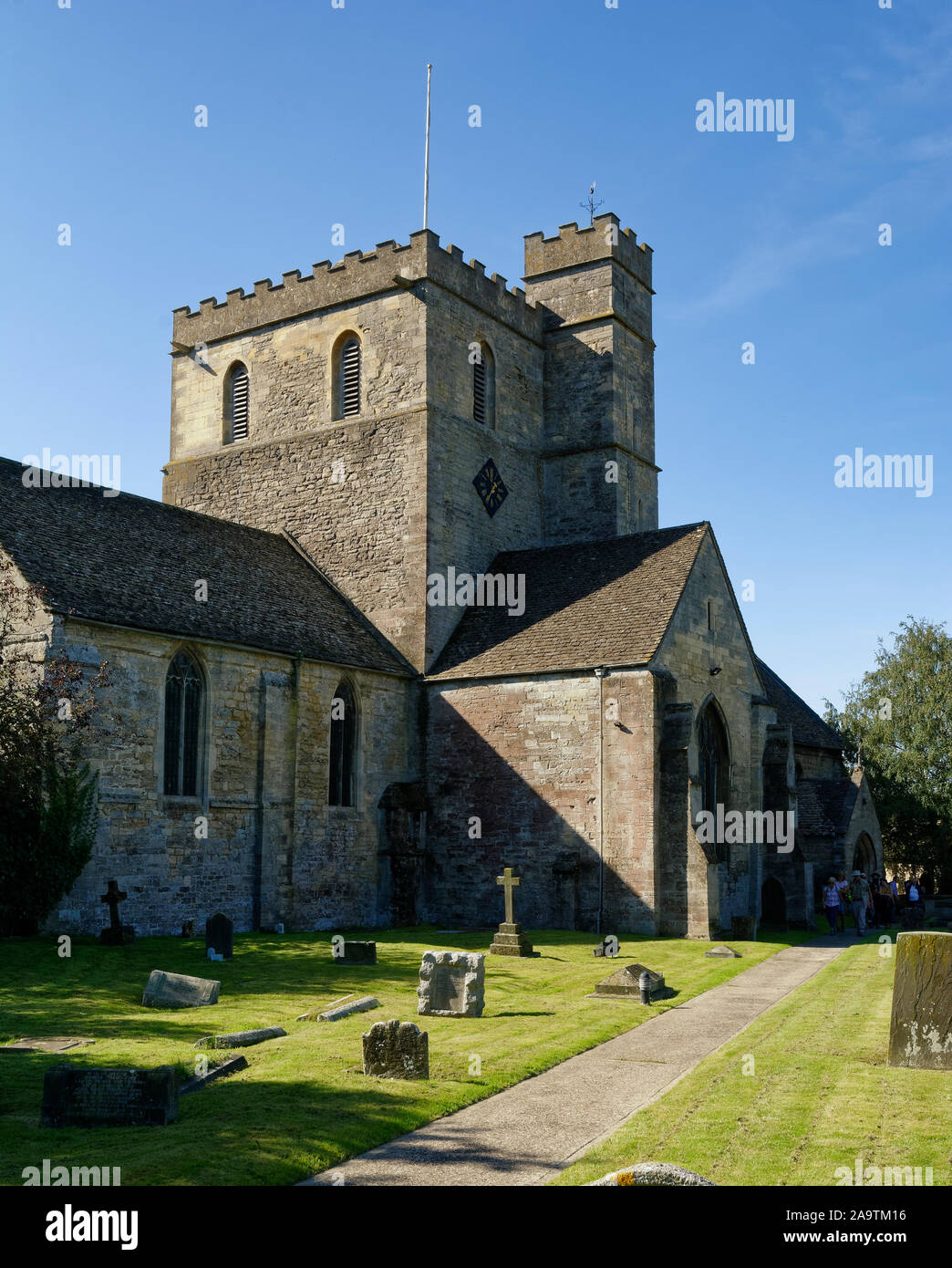Klosterkirche St. Swithun's, St Leonard's Priory, Leonard Stanley, Gloucestershire Stockfoto