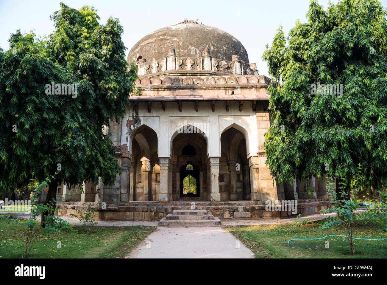 Das Grab von sikandar Lodi, in Lodi Gärten in Neu-Delhi, Indien Stockfoto