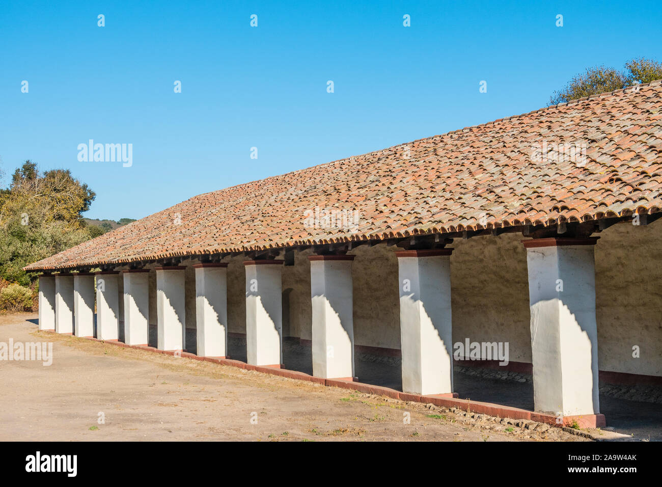 Mission La Purisima Concepción ist eine spanische Mission in Lompoc, Kalifornien. Es war am 8. Dezember 1787 gegründet. Stockfoto