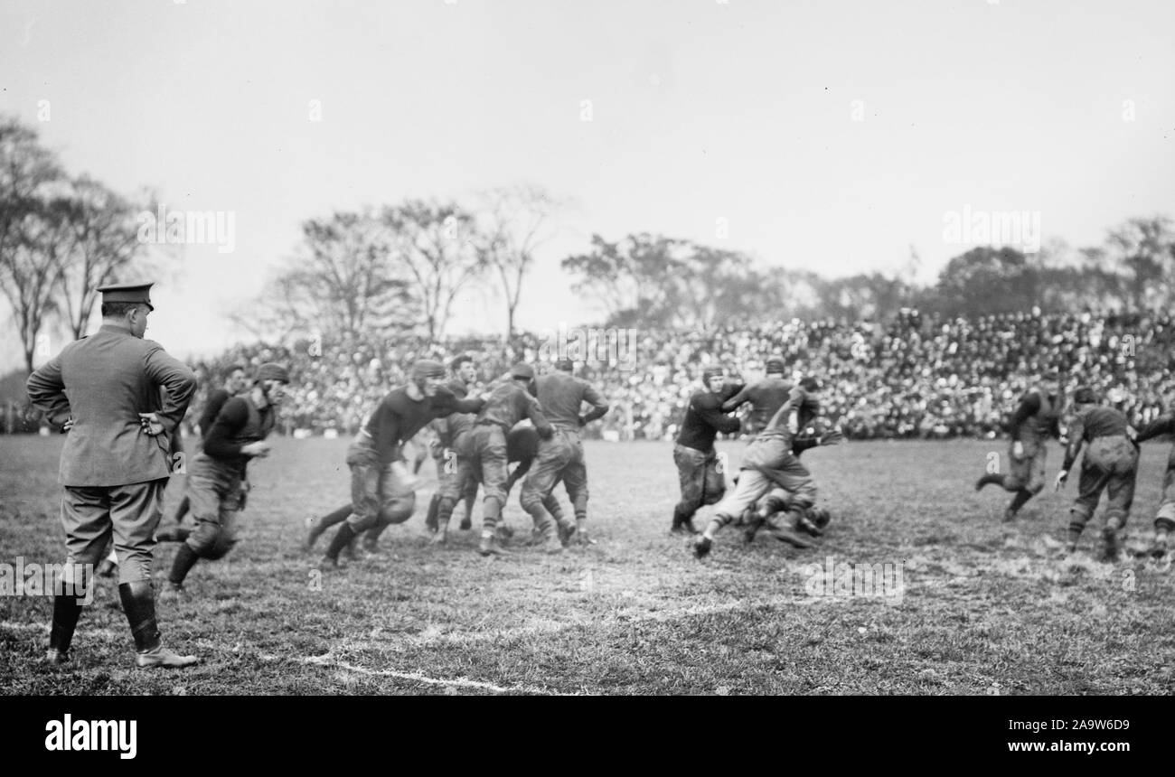 In West Point Oktober 19, 1912 Army-Yale Stockfoto