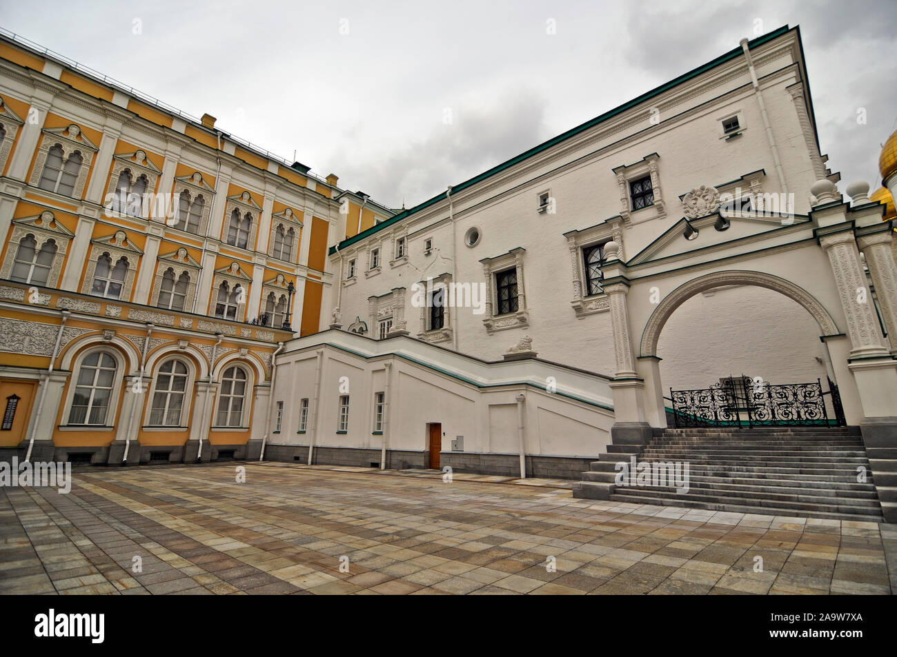 Palast der Facetten. Cathedral Square, der Moskauer Kreml, Russland Stockfoto
