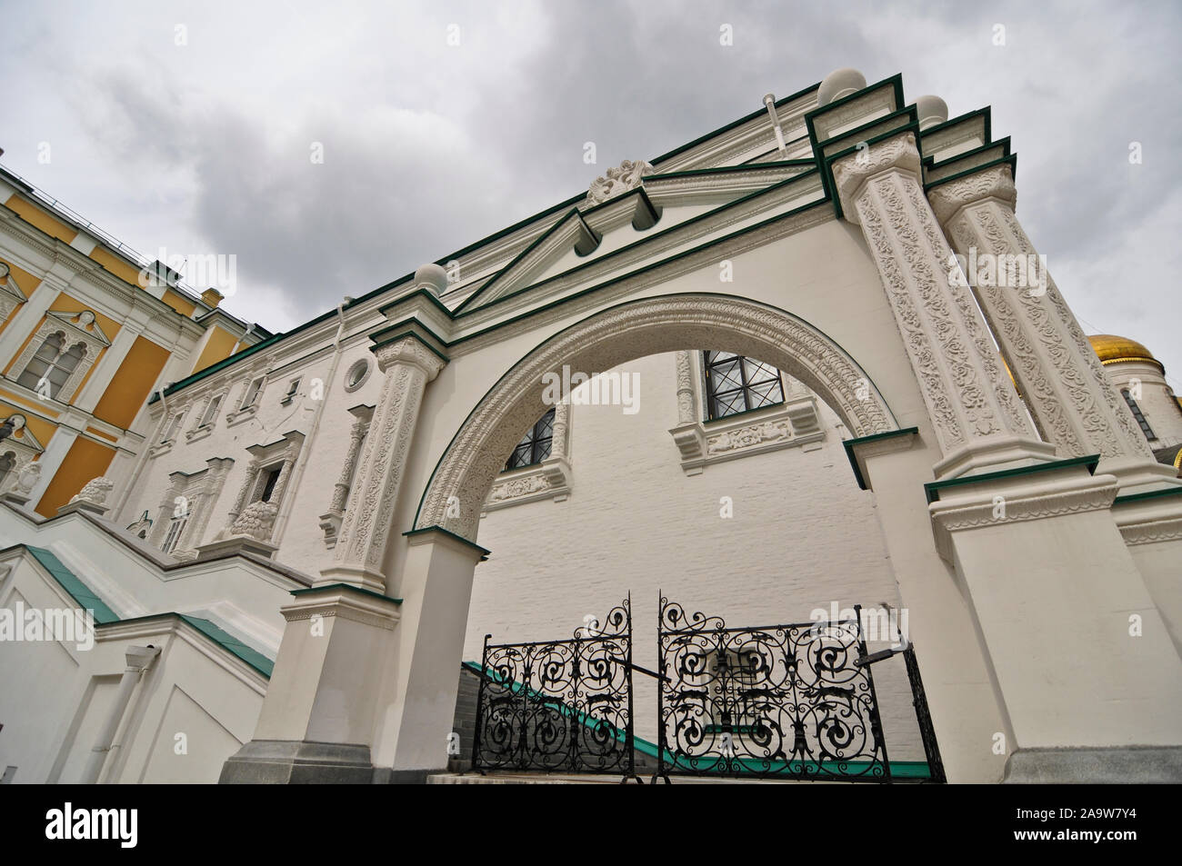 Palast der Facetten. Cathedral Square, der Moskauer Kreml, Russland Stockfoto