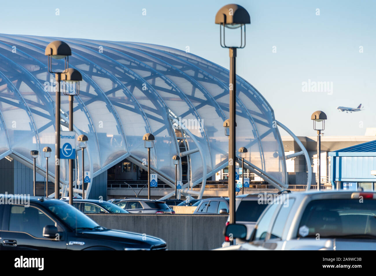 Internationalen Flughafen Hartsfield-Jackson Atlanta, dem verkehrsreichsten Flughafen der Welt in Atlanta, Georgia. (USA) Stockfoto