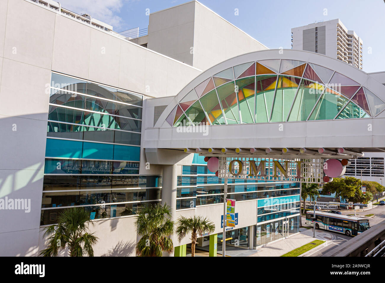 Miami Florida, OMNI Center, Gebäude, FL100207082 Stockfoto