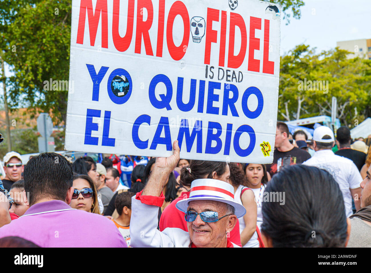Miami Florida, Little Havana, Calle Ocho, Carnaval Miami, jährliches Hispanic-Festival, ältere Senioren alte Bürger Rentner Rentner Rentner ältere Menschen Stockfoto