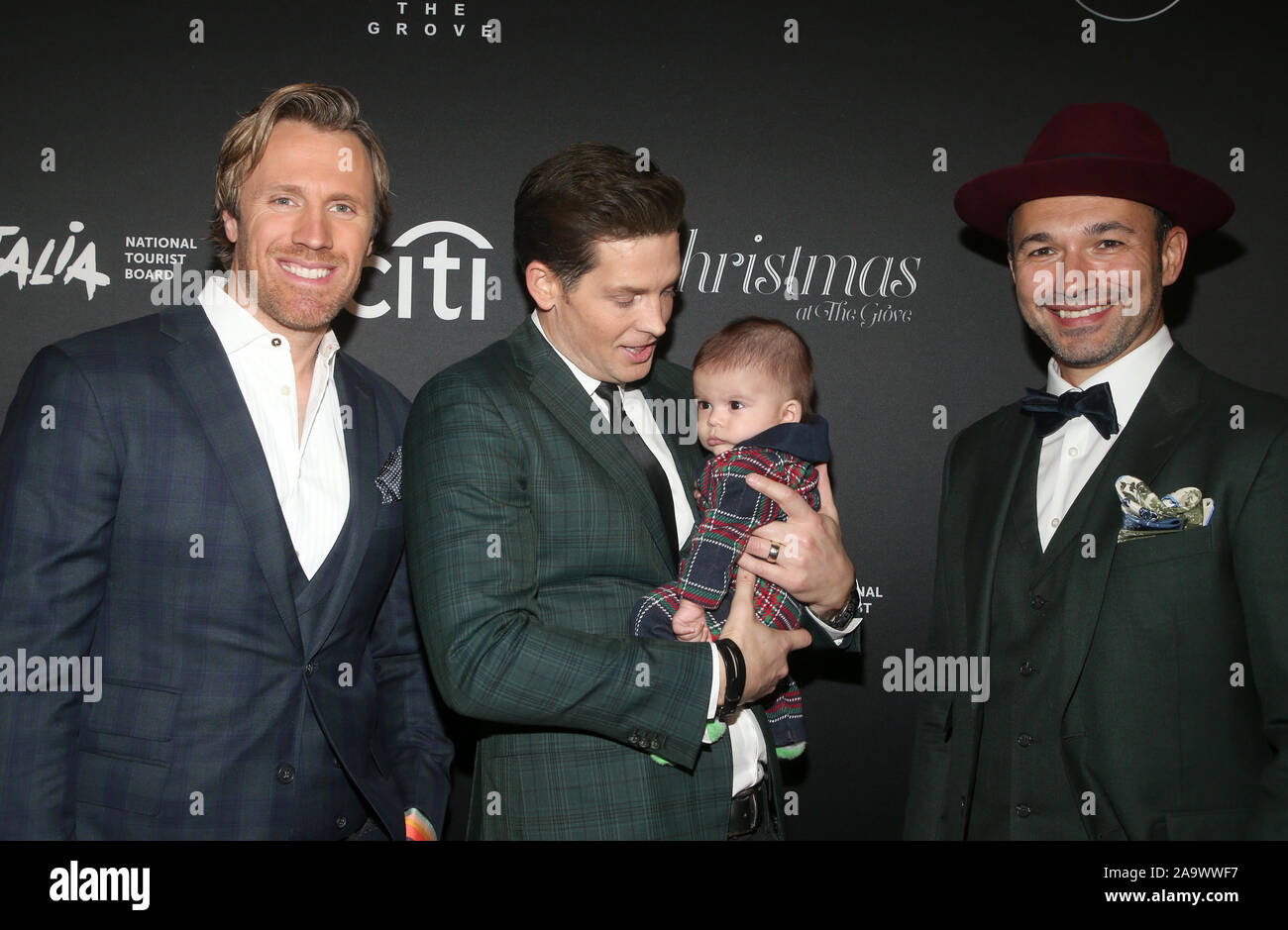 Los Angeles, Ca. 17. Nov, 2019. Die Tenöre, an Weihnachten an der Waldung an der Waldung in Los Angeles, Kalifornien am 17. November 2019. Credit: Faye Sadou/Medien Punch/Alamy leben Nachrichten Stockfoto