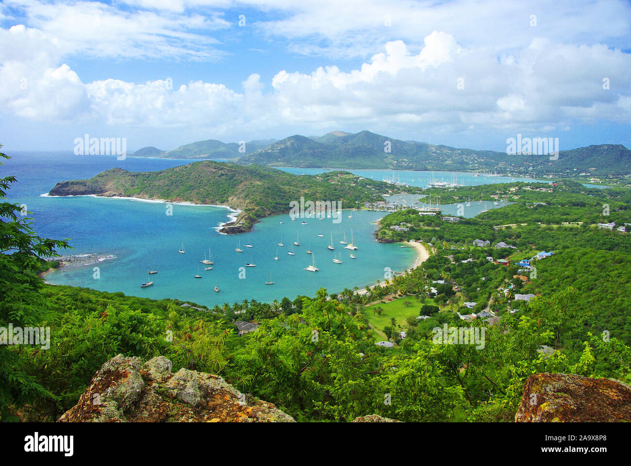 Karibik; Inseln über dem Wind; Leewards Insel; Lee; Insel; Inseln;, Antigua Stockfoto