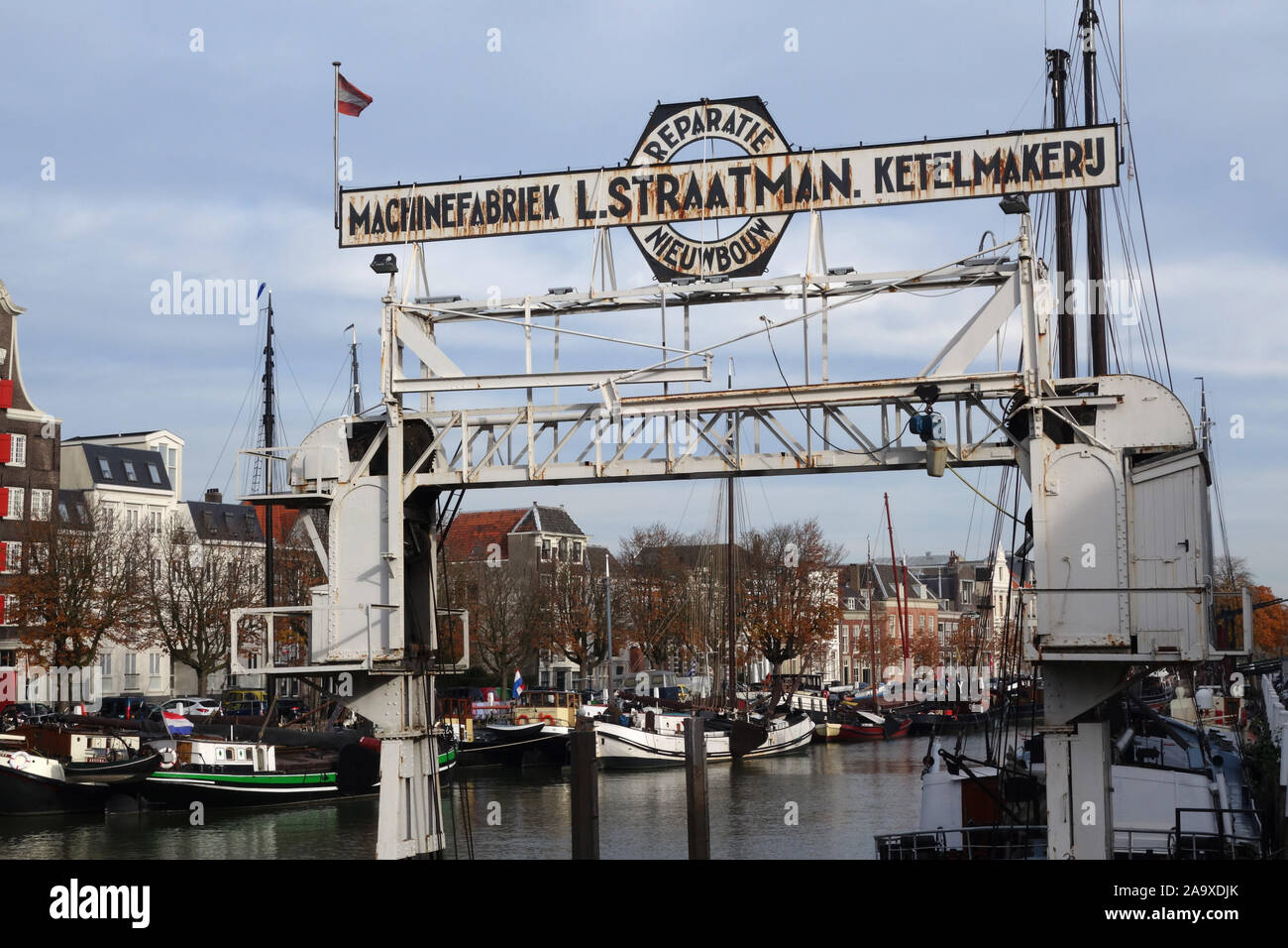 Straatman Schiffbau, Dordrecht, Niederlande, Europa Stockfoto