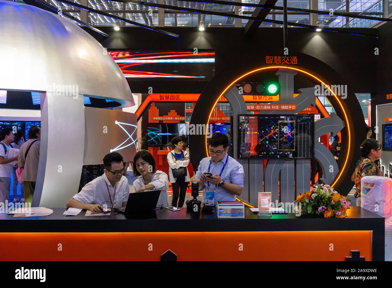 Technology Fair 2019 in Shenzhen China Stockfoto