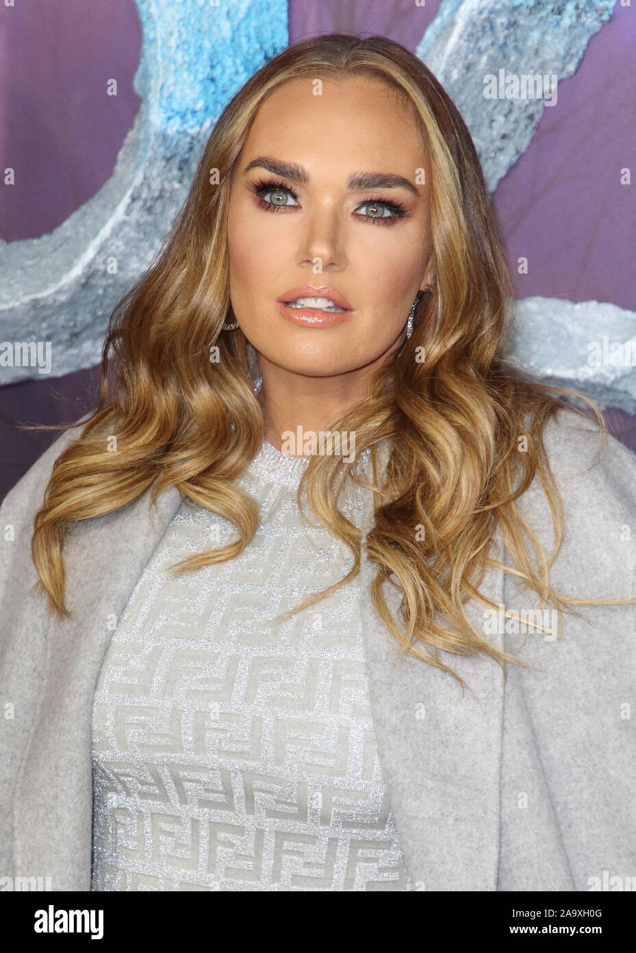 Tamara Ecclestone sorgt sich der Frozen 2 "Europäische Premiere auf der BFI Southbank in London. Stockfoto
