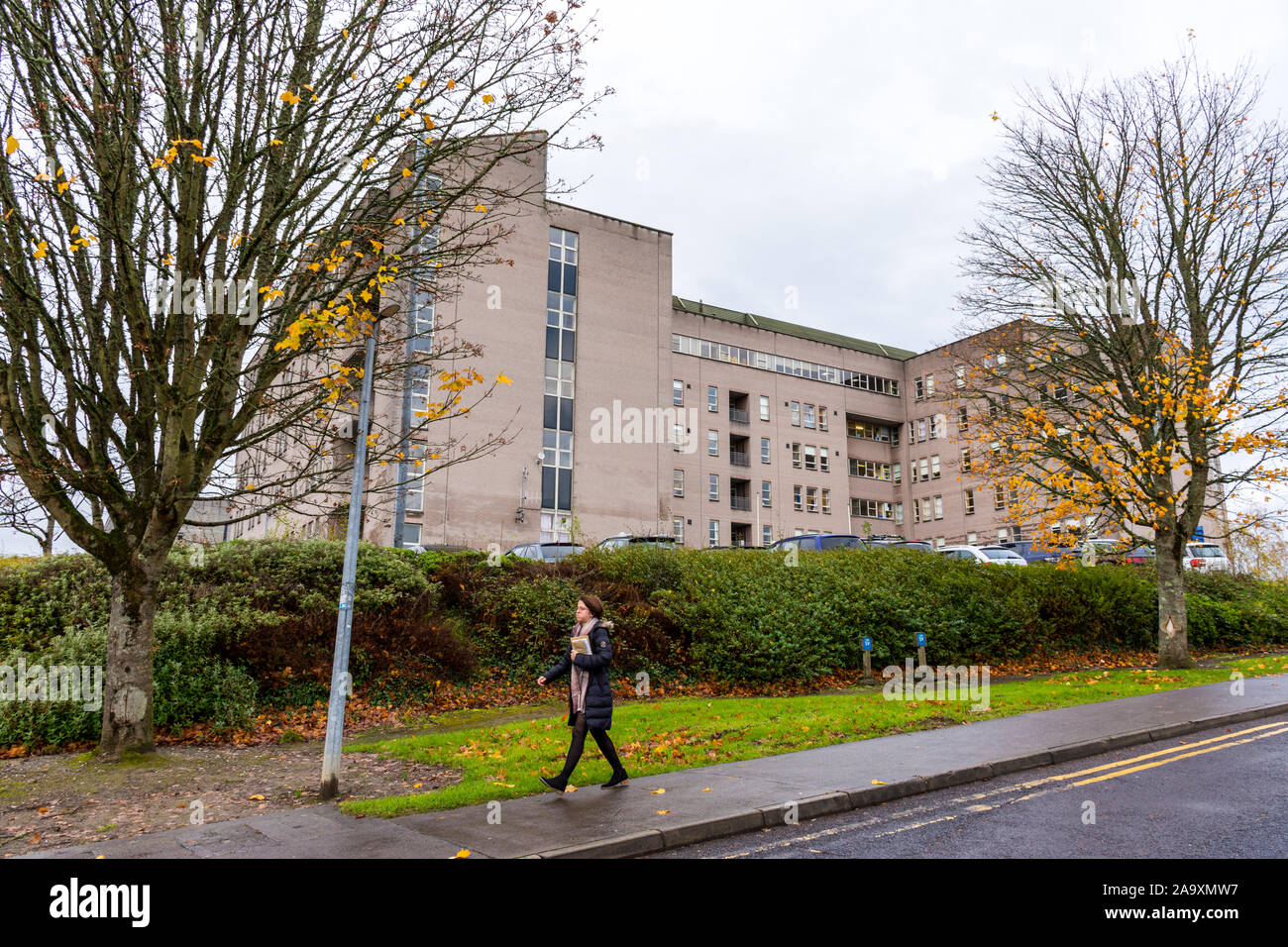 Eingang des Universitätsklinikums, Sligo County Sligo, Irland Stockfoto