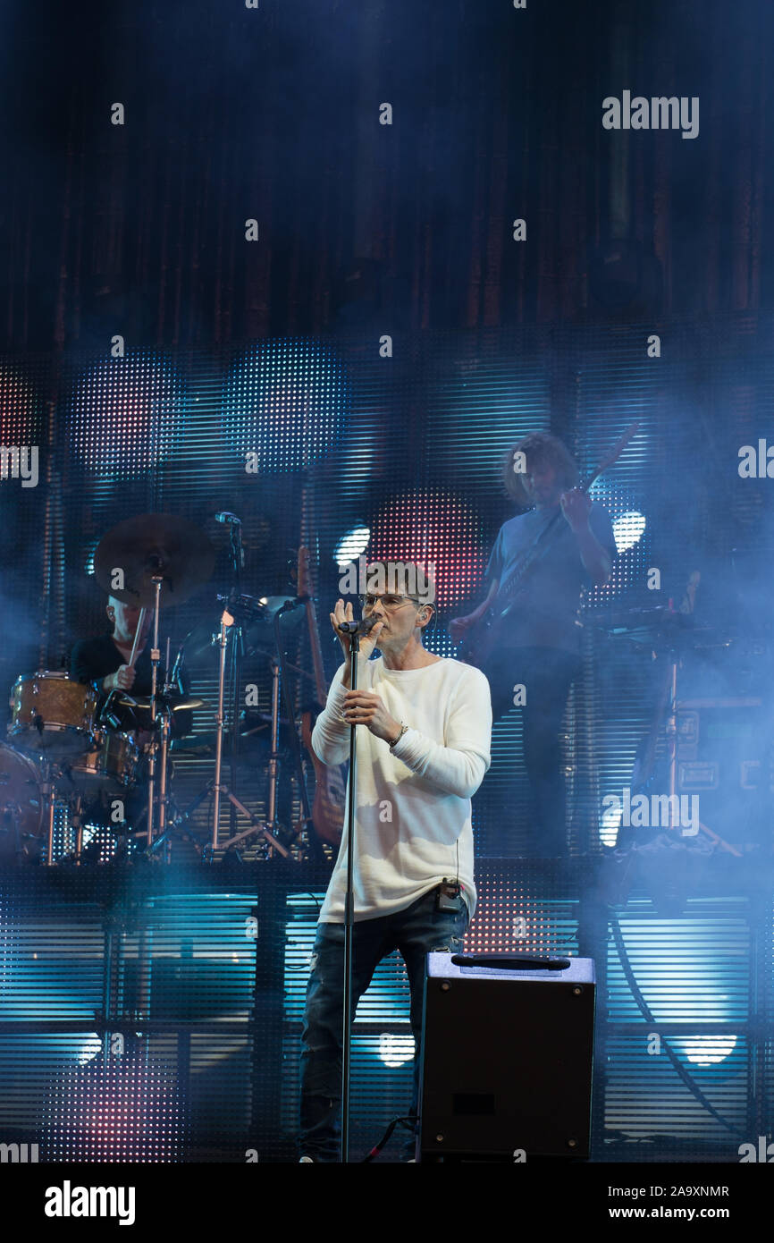 A-HA im Konzert Stockfoto