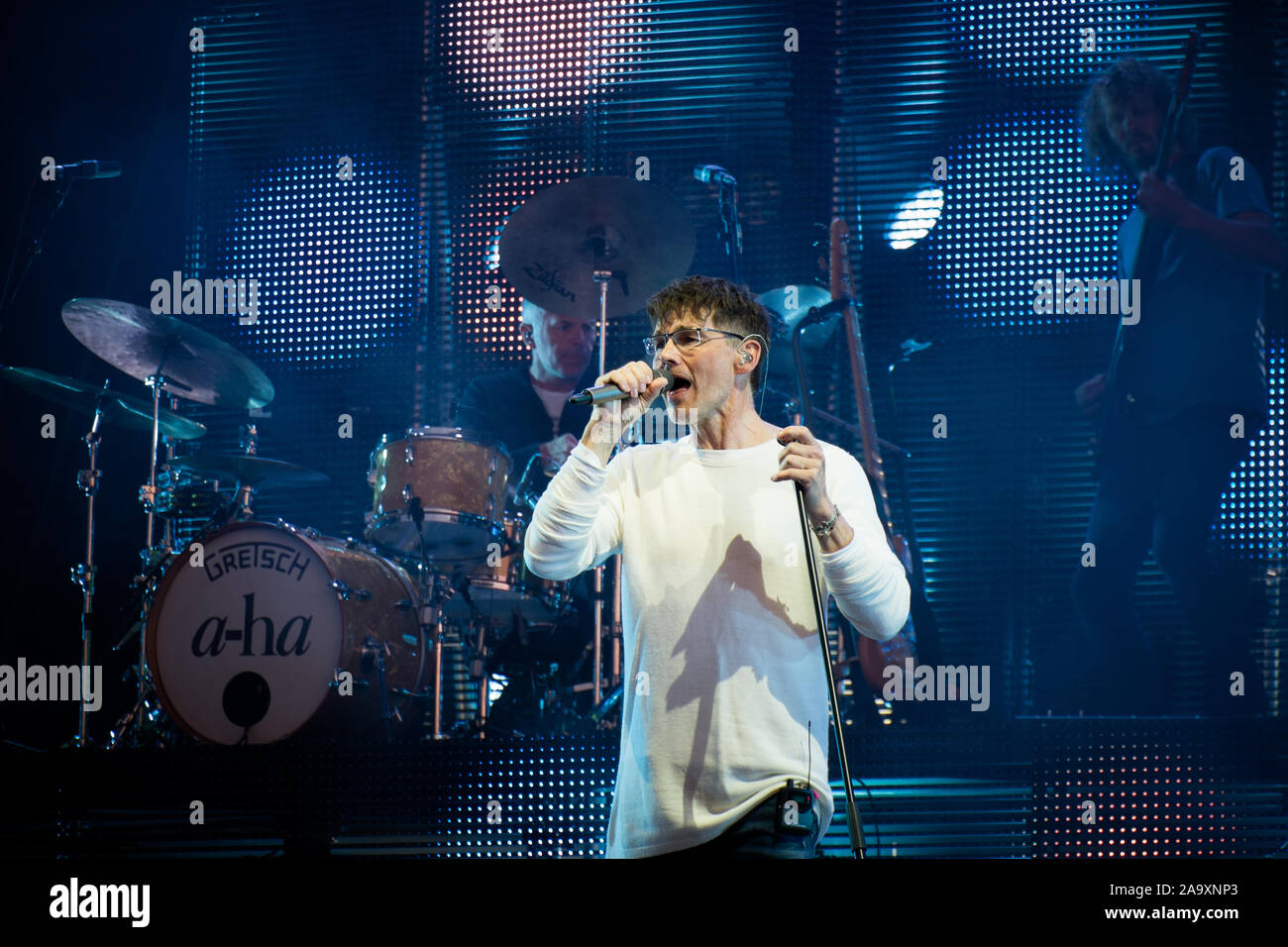 A-HA im Konzert Stockfoto