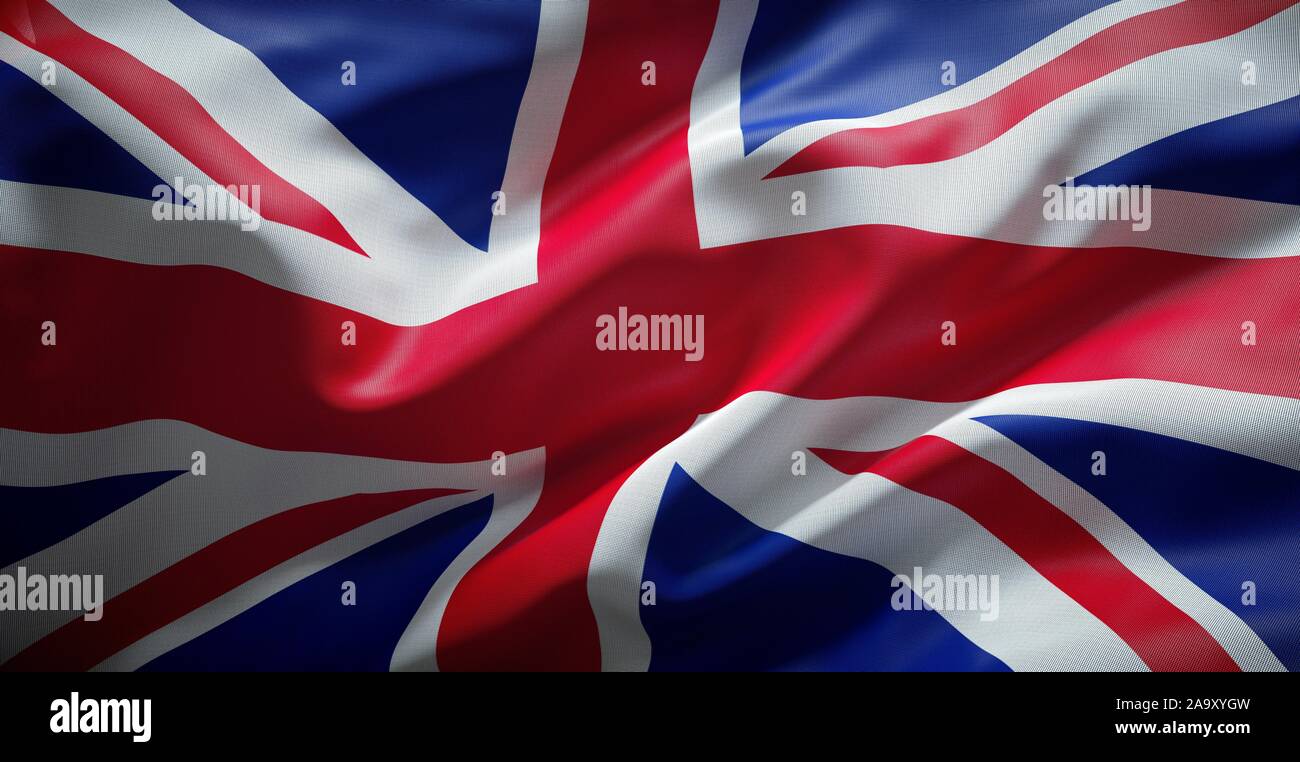 Großbritannien Flagge. England. Stockfoto